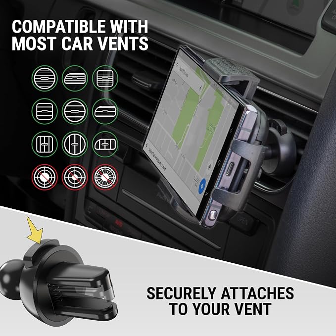 Scosche SUHVWDL-2XCES0 Universal Phone Mount, Rotatable Hands-Free Car Air - Image 5