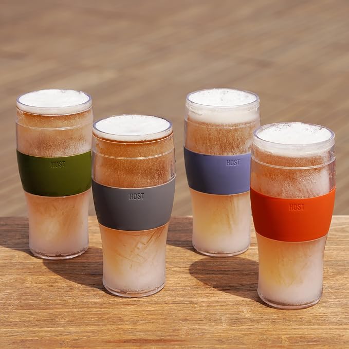 HOST Beer FREEZE Beer Glass Cups Set Drinking Glasses, Freezer Mugs - Image 7