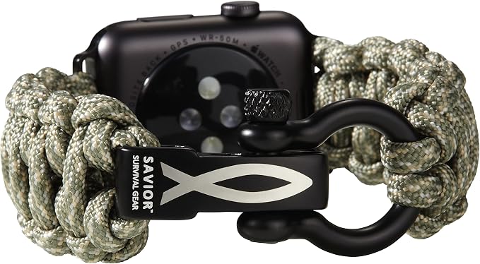 Savior Survival Gear Paracord Watch Band, Compatible by SaviorSurvivalGear