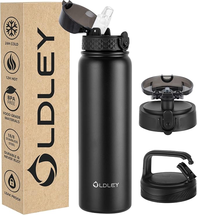 Oldley Insulated Water Bottle 32oz Water Bottles by OLDLEY