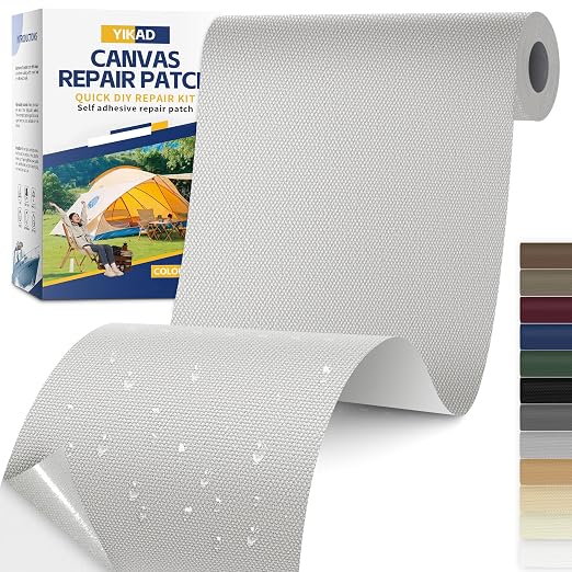 Fabric Repair Tape, Self Adhesive Canvas Repair Patch, Waterproof Outdoor by Unknown
