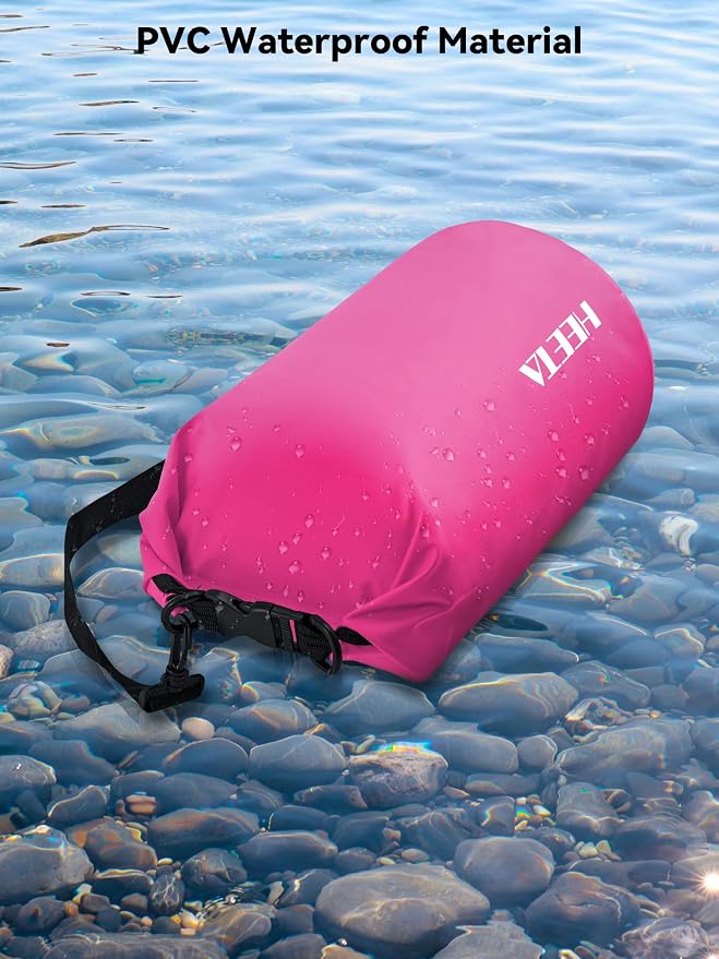 HEETA Waterproof Dry Bag for Women Men, 5L/10L/20L/30L/40L Roll Top Lightweight - Image 3