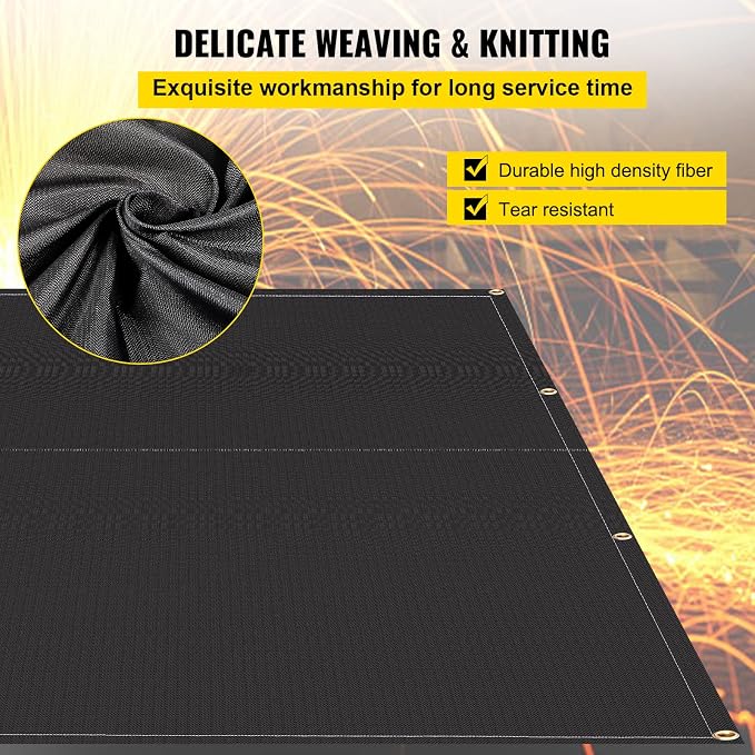 VEVOR Fire Blankets, 2 Pack Welding Blankets, 1022°F Flame Retardant Blanket - Image 6