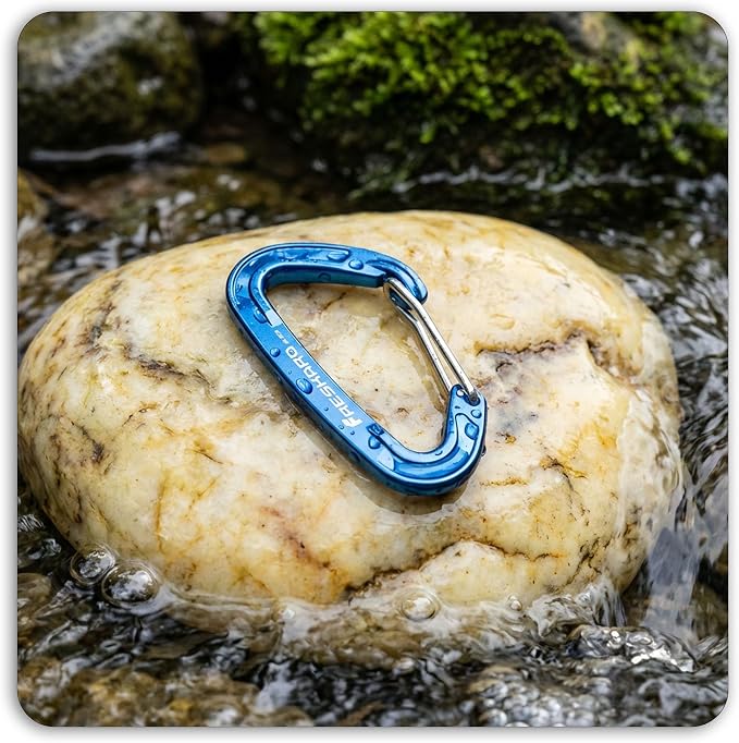 FresKaro 5pcs Nano Carabiner Clips, 8kN 1798lbs, Small Sturdy, Reliable - Image 7