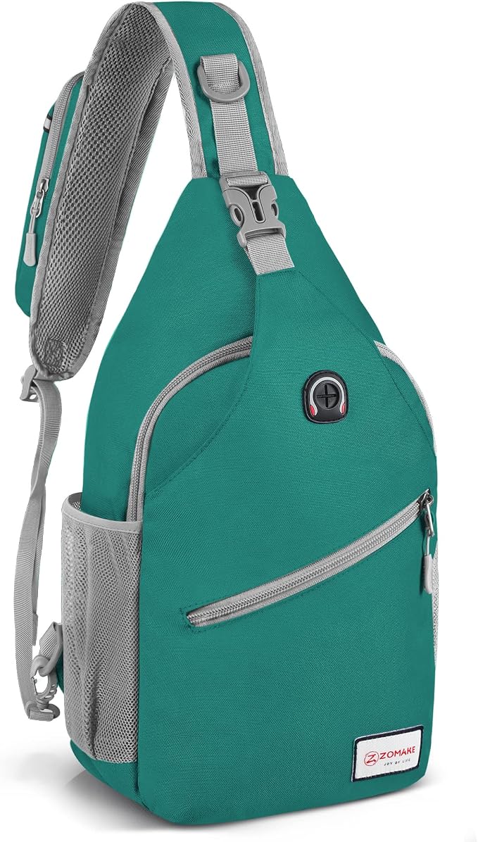 ZOMAKE Sling Bag, Small Crossbody Sling Backpack, Water Resistant Shoulder by ZOMAKE