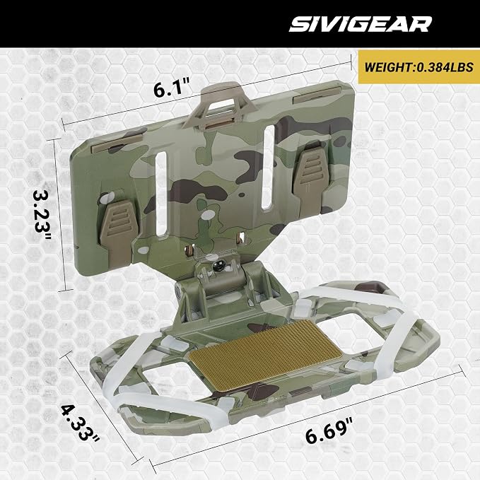 Tactical Molle Phone Holder for Plate Carrier Vest, Quick Release & Adjustable - Image 5