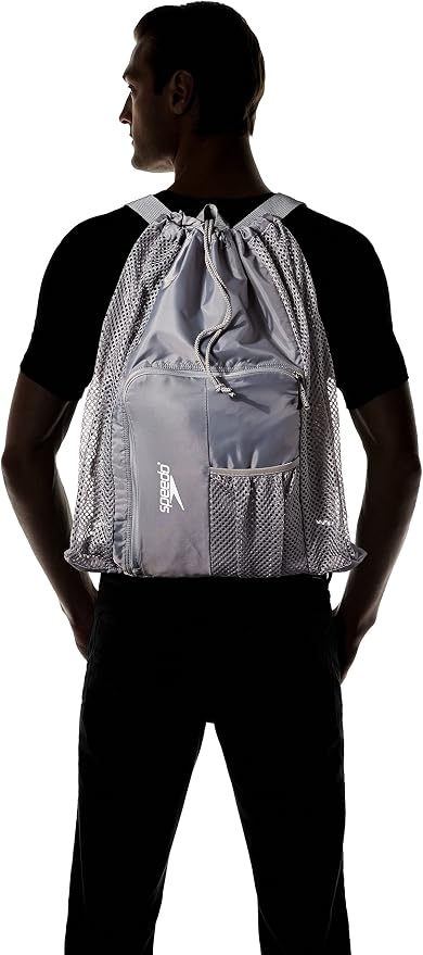 Speedo Unisex-Adult Drawstring Deluxe Ventilator Mesh Equipment Bag - Image 3