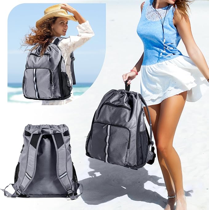 Large Beach Backpack Waterproof Sandproof - Image 6