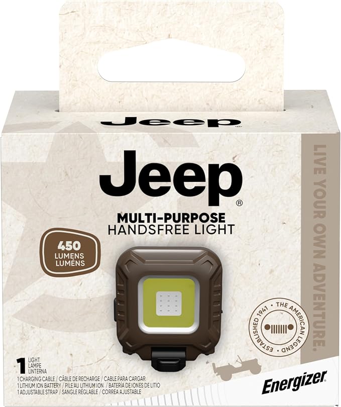 Energizer Jeep MP-450 Headlamp Rechargeable, Ultra Bright LED Rechargeable Head - Image 11