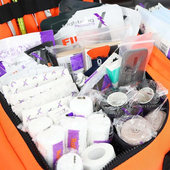 Lightning X Value Compact Medic First Responder EMS/EMT Stocked Trauma Bag - Image 4