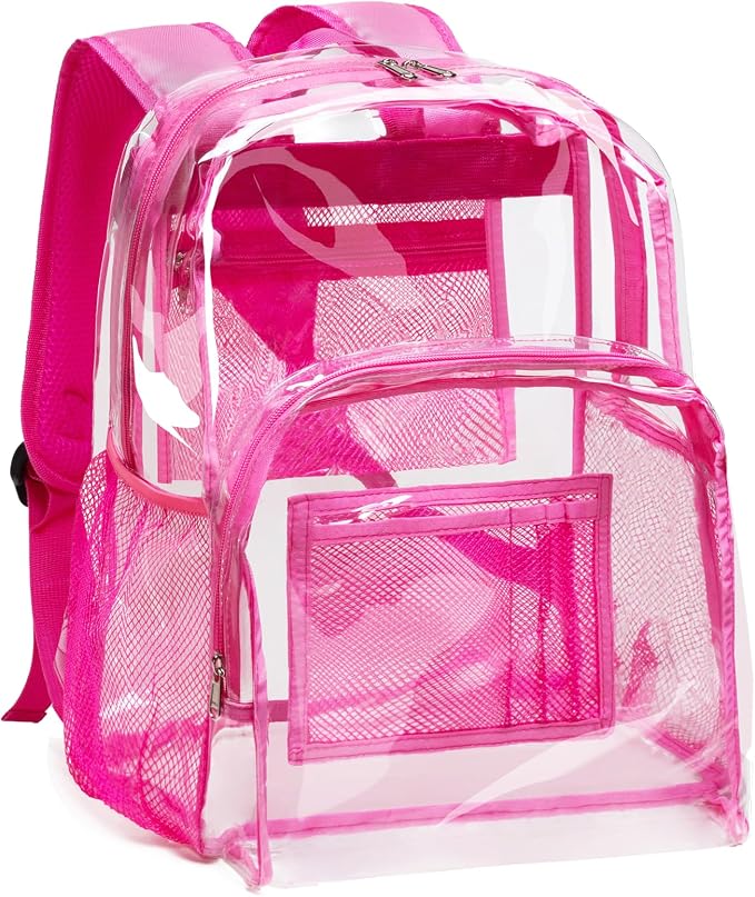 Vorspack Clear Backpack Heavy Duty PVC Transparent Backpack by Vorspack