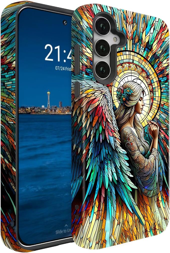 Compatible for Samsung Galaxy S26 5G Case, Dual Layer Heavy Duty 2 in 1 by BSMOSPER