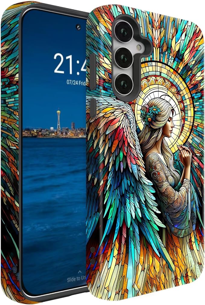 Compatible for Samsung Galaxy S26 Ultra 5G Case, Dual Layer Heavy Duty 2 in 1 by BSMOSPER
