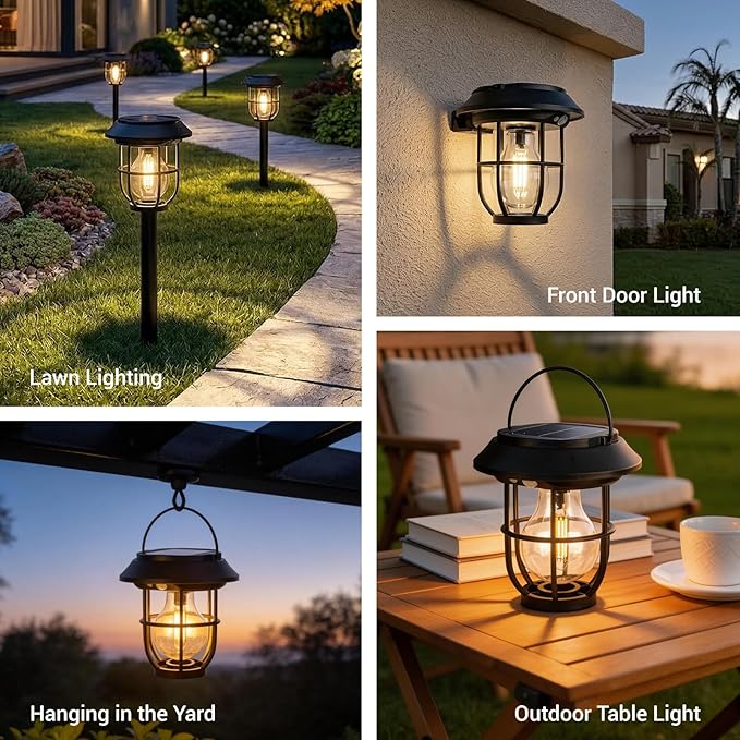 Solar Lights Outdoor, 8 Pack Waterproof LED Pathway Lights - Image 7
