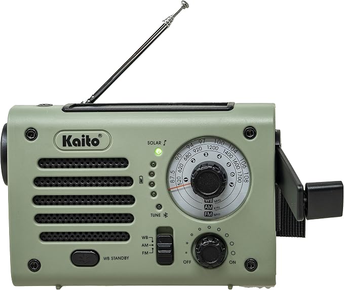 Kaito KA380 Emergency Radio & Portable Bluetooth Speaker – AM/FM NOAA Weather - Image 2