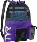 TYR Big Mesh Mummy Backpack for Swim, Gym and Workout Gear, 40 L by TYR