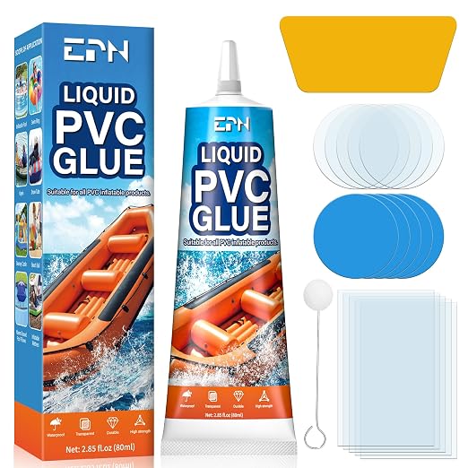 EPN Air Mattress Patch Kit, Waterproof Vinyl Pool Liner Repair Kit by WelcometoAmericanEpsilon
