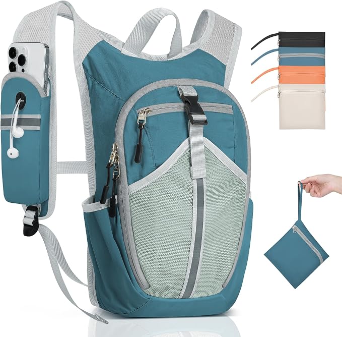 Small Hiking Backpack 15L-Lightweight Packable Foldable Backpack by Unknown