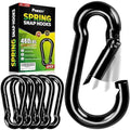 PAMAZY 6Pcs 3.15In Spring Snap Hooks 460LBS Capacity, Utility Hook Clip by Pamazy