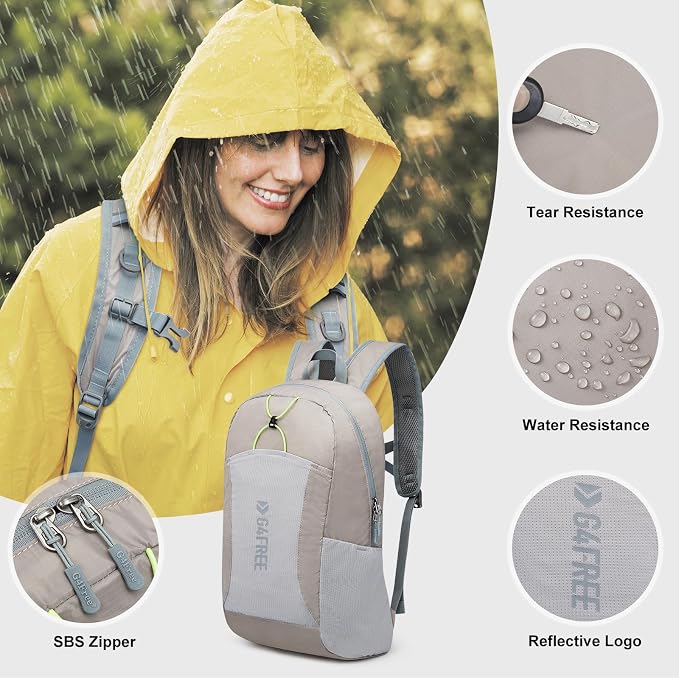 G4Free 24L Lightweight Packable Hiking Backpack Small Sport Travel Daypack - Image 5