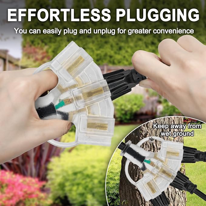 10FT 12/3 Outdoor Extension Cord - Image 6