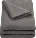 REDCAMP Wool Blanket, Warm and Thick Wool Camping Blanket- Great by REDCAMP