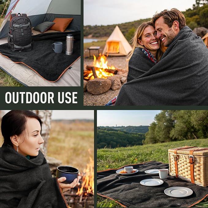 Large Military Wool Blanket - Image 2