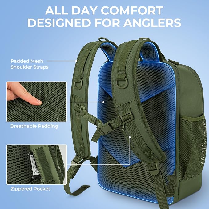 KastKing KarryAll Fishing Tackle Backpack - Image 5