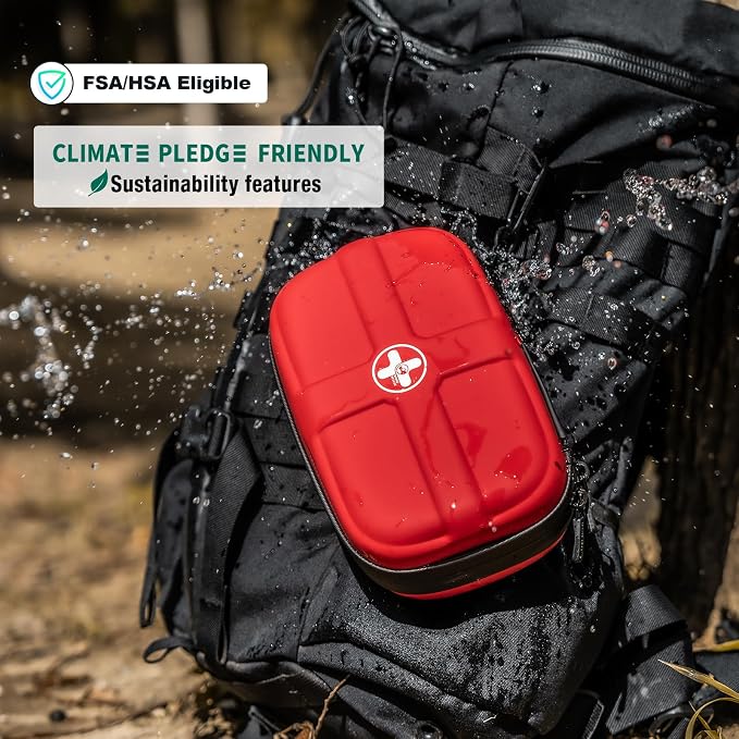 RHINO RESCUE EVA First Aid Kit, Small Waterproof Backpack Emergency Hiking - Image 5