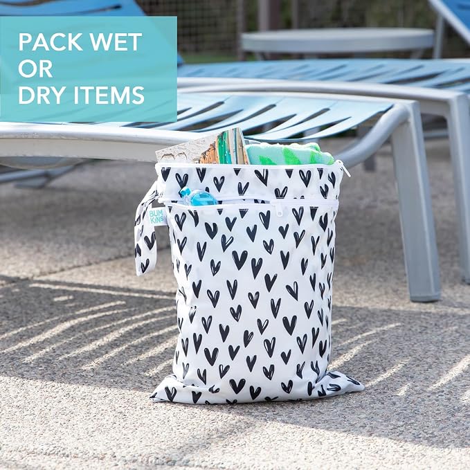 Bumkins Waterproof Wet Dry Bag for Baby, Swim Suit, Cloth Diapers, Pump Parts - Image 3
