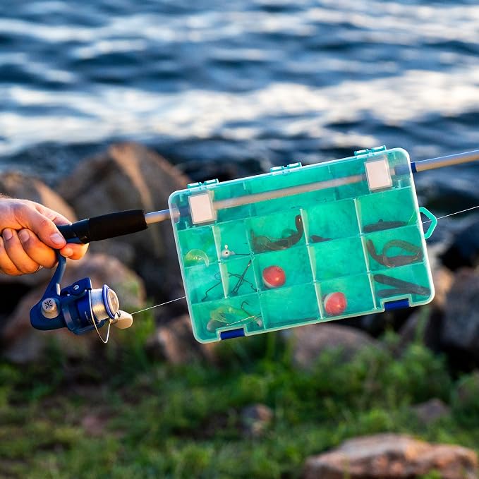 Shakespeare Tacklebox Fishing Tackle Storage, Customizable, Dual-Latching System - Image 7