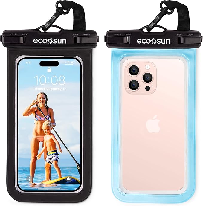 Eco Sun Waterproof Phone Pouch & Floating Wrist Strap Bundle – Waterproof Phone by EcoSun