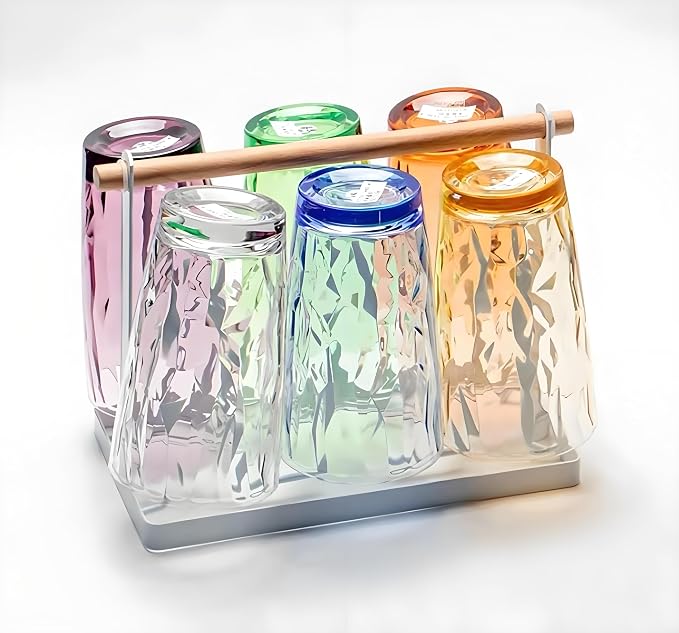 15Oz Unbreakable Tritan Drinking Glasses Shatterproof Acrylic Glasses Drinkware - Image 4