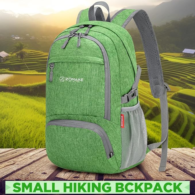 ZOMAKE Ultra Lightweight Packable Backpack 25L, Small Foldable Backpacks Hiking - Image 6
