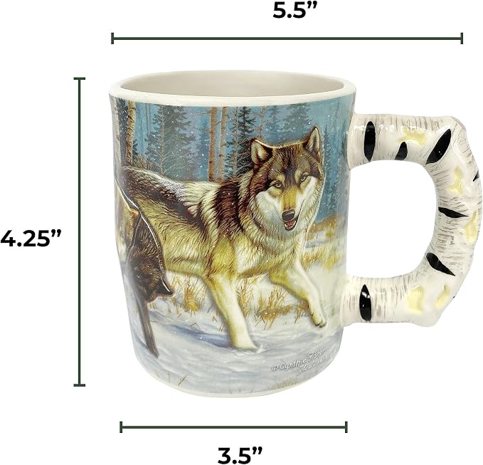 Rivers Edge Products 3D Ceramic Coffee Mug - Image 6