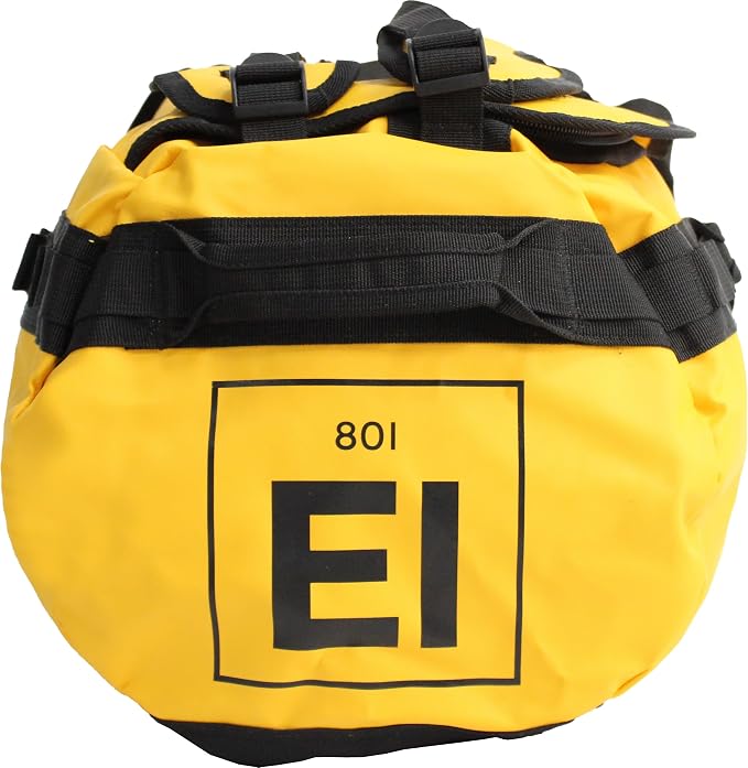 Element Equipment Trailhead Duffel Bag Shoulder Straps Waterproof Yellow Small - Image 6