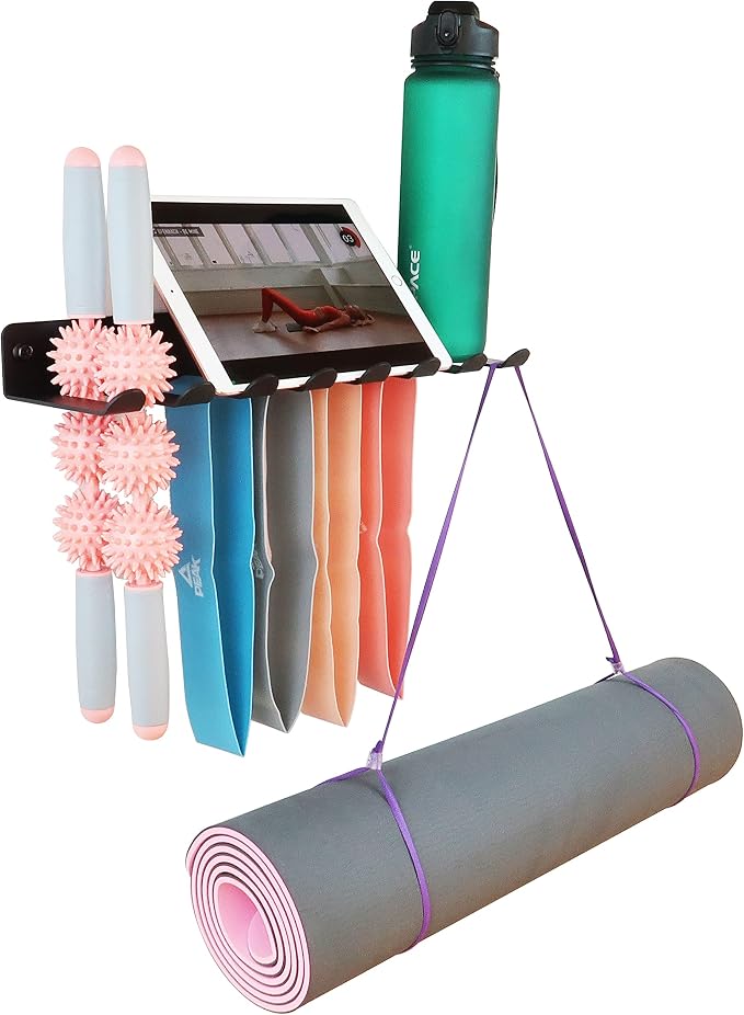 Multi-Purpose Storage Rack Resistance Bands Rack Gym Storage Rack Fitness Bands - Image 7