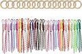 8/13/18/20/30 Pack Paracord Keychain Rope Bag Charms Colorful Braided Charms by FANEVER