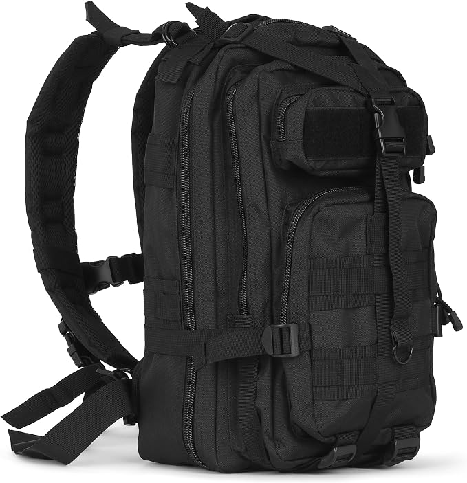 30L Black Tactical Backpack by GorillaPaks