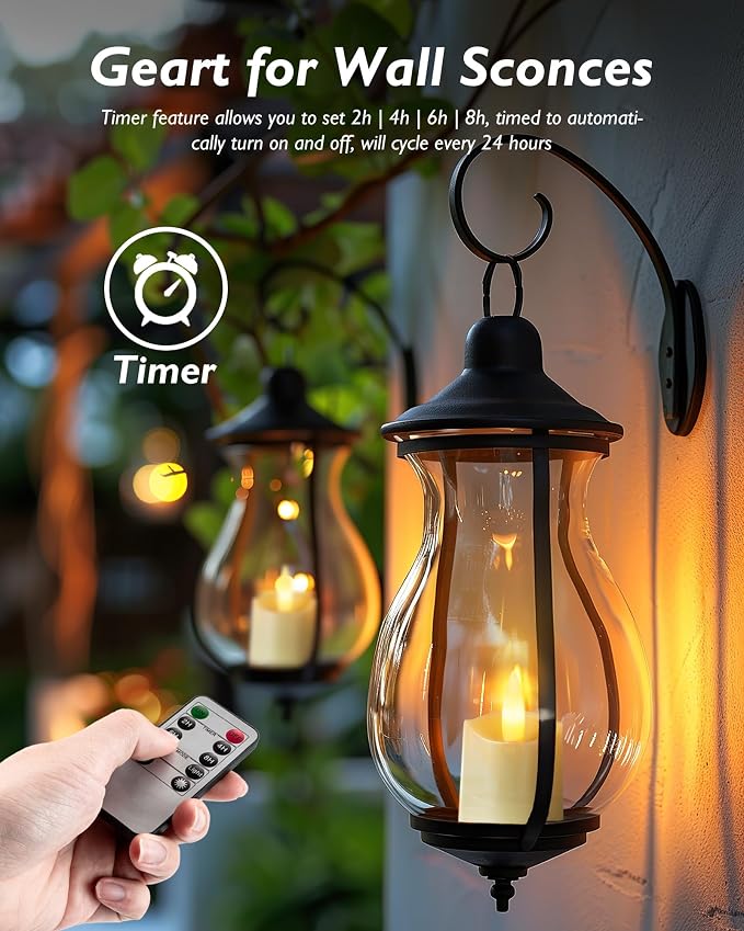 Homemory Rechargeable Flameless Candles, 2/4/6/8H Timer LED Votive Candles - Image 3