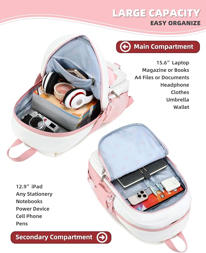 Hidds Laptop Backpacks 15.6 Inch School Bag Elementary Middle High College - Image 3
