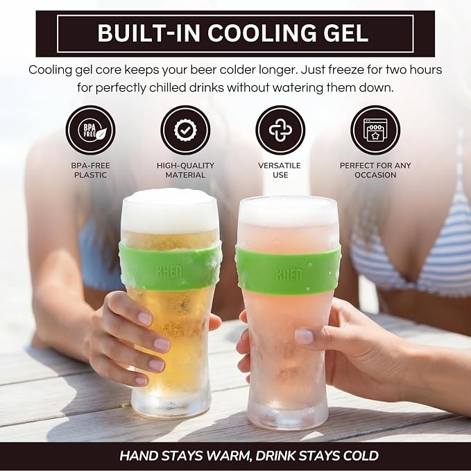 Frozen Pint Beer Glasses - Image 4
