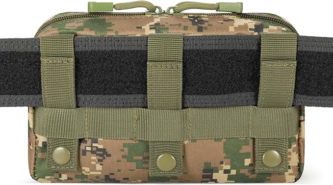 FRTKK Tactical Molle Admin Pouch Utility Laser Cut EDC Tool Pouch Bag - Image 3