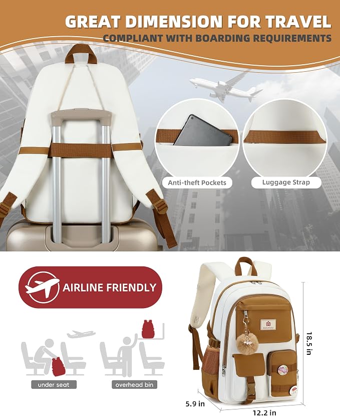 Hidds Laptop Backpacks 15.6 Inch School Bag Elementary Middle High College - Image 5