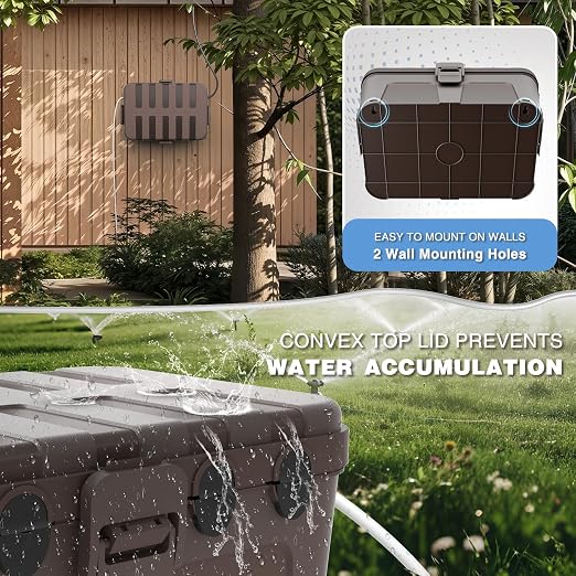 Flemoon Outdoor Electrical Box Waterproof, IP54 Waterproof Extension Cord Cover - Image 6