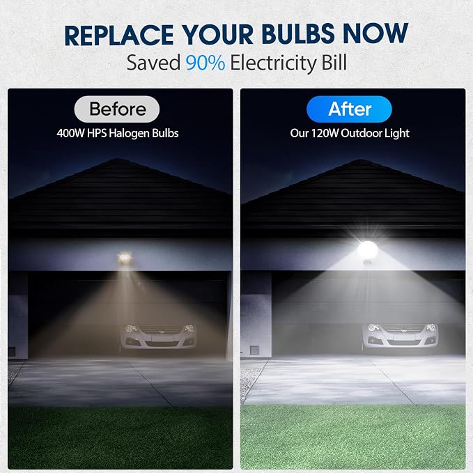 150W LED Barn Light, 4 Pack 21000LM Dusk to Dawn Outdoor Lighting, Yard Lights - Image 4