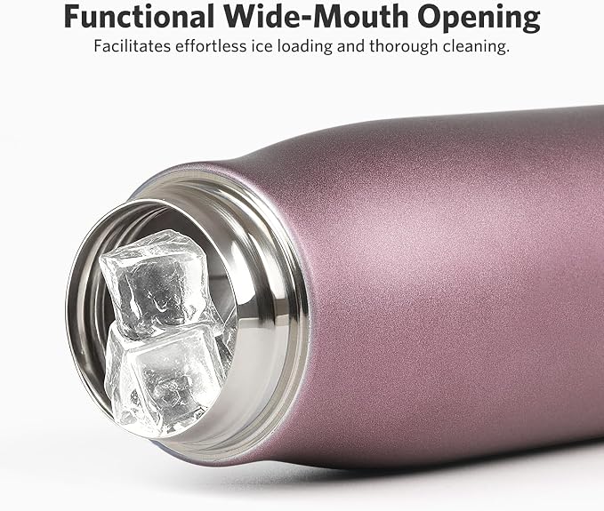 Mini Water Bottle, Dusgut 12 oz Water Bottle Reusable, Vacuum Insulated - Image 2
