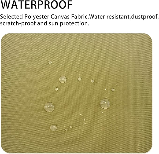 Gheeidau Canvas Repair Patch 9×11 Inch 3Pcs Waterproof Self-Adhesive Fabric - Image 2