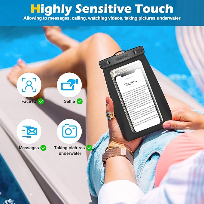 4 Pack Floating Waterproof Phone Pouch - Image 6