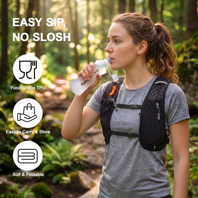 KUYOU Running Vest for Women & Men, Lightweight Hydration Backpack - Image 5